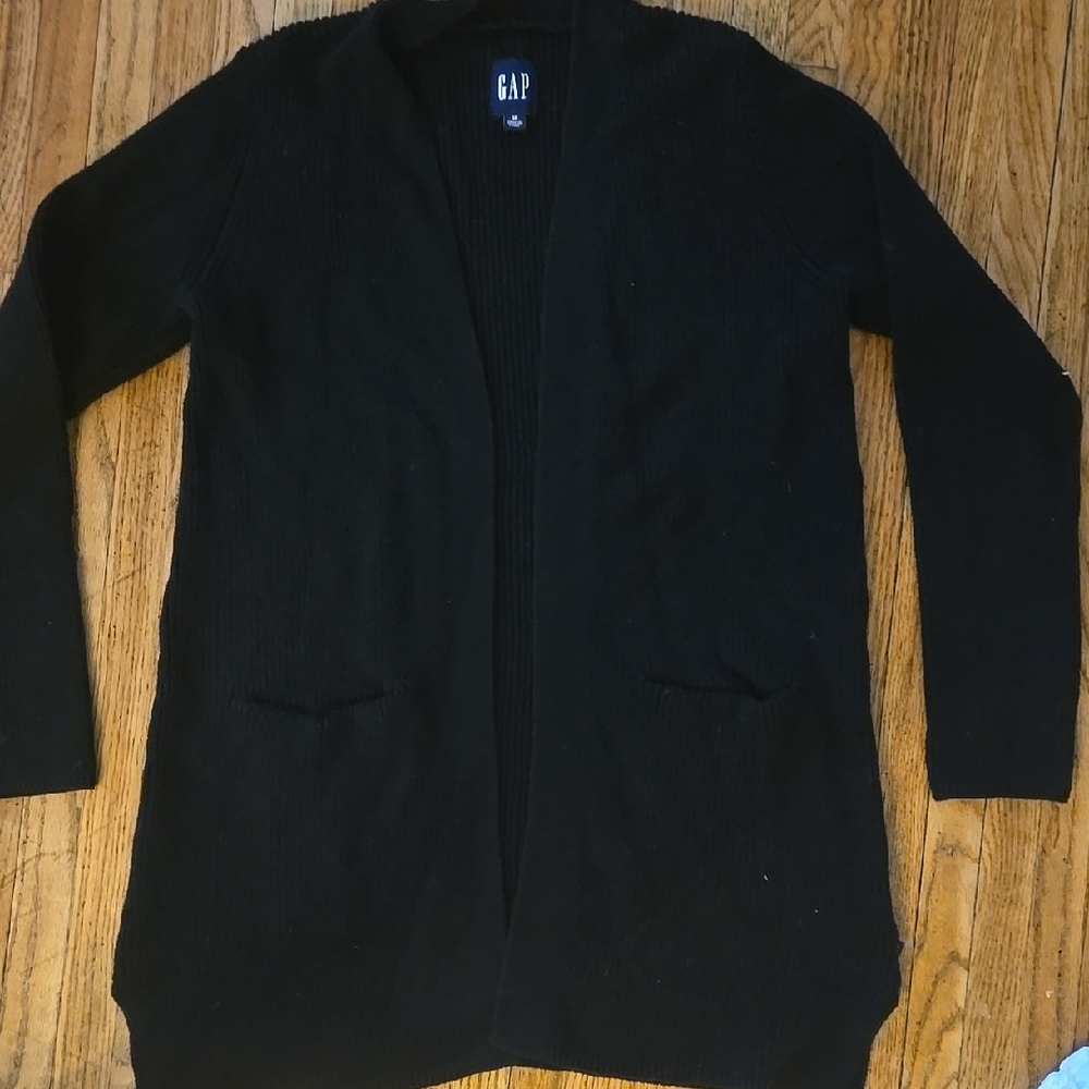 GAP Black Cardigan Sweater Size M